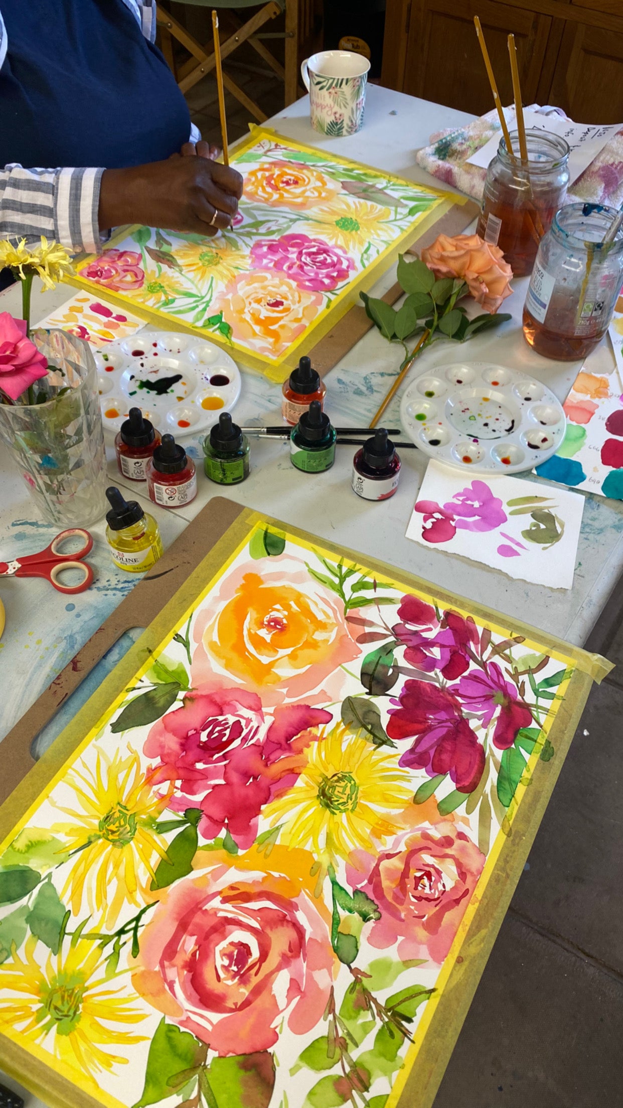 1-1 painting session