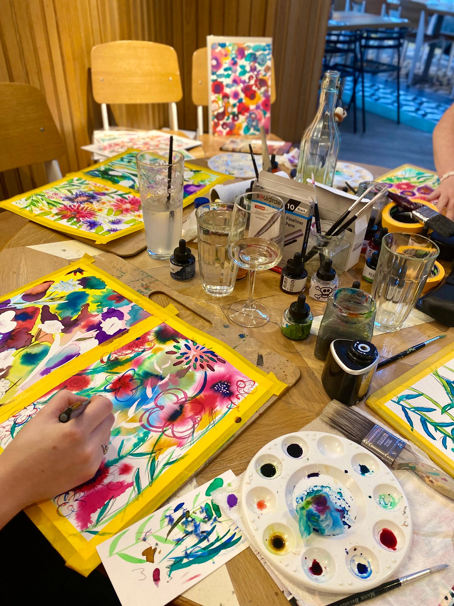 LAST ASK ITALIAN WORKSHOP _ 4th June - Happy Watercolour floral workshop!