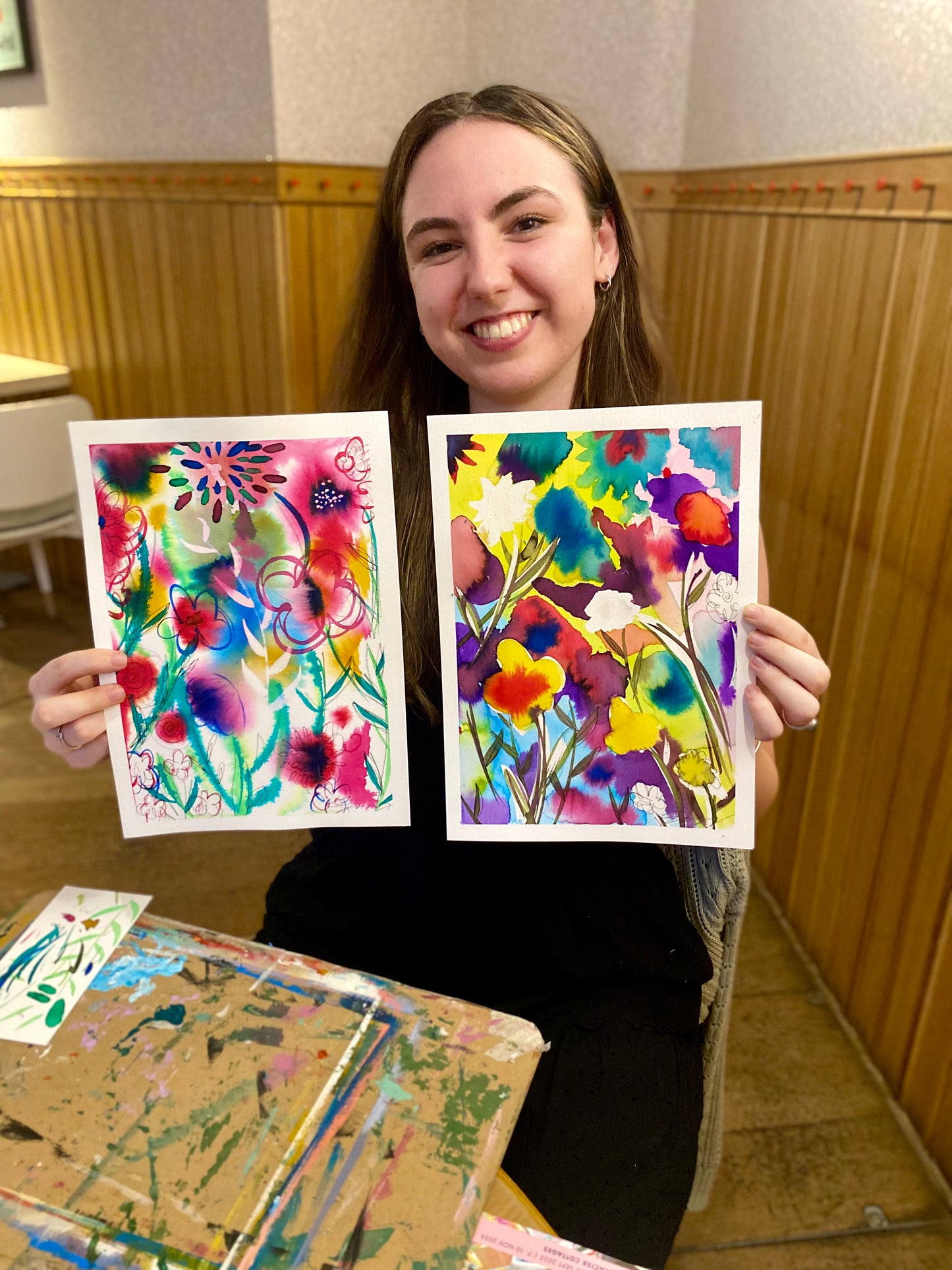 LAST ASK ITALIAN WORKSHOP _ 4th June - Happy Watercolour floral workshop!