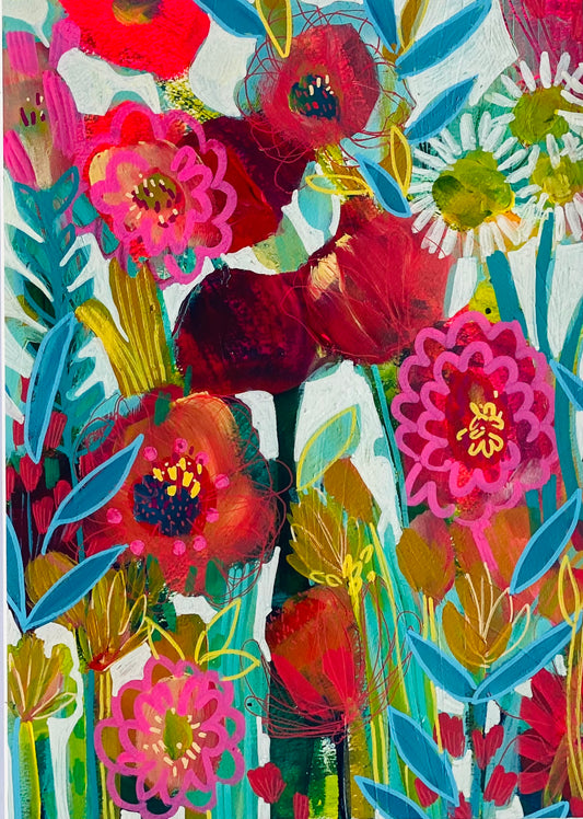Art Print - Happy Flowers 2