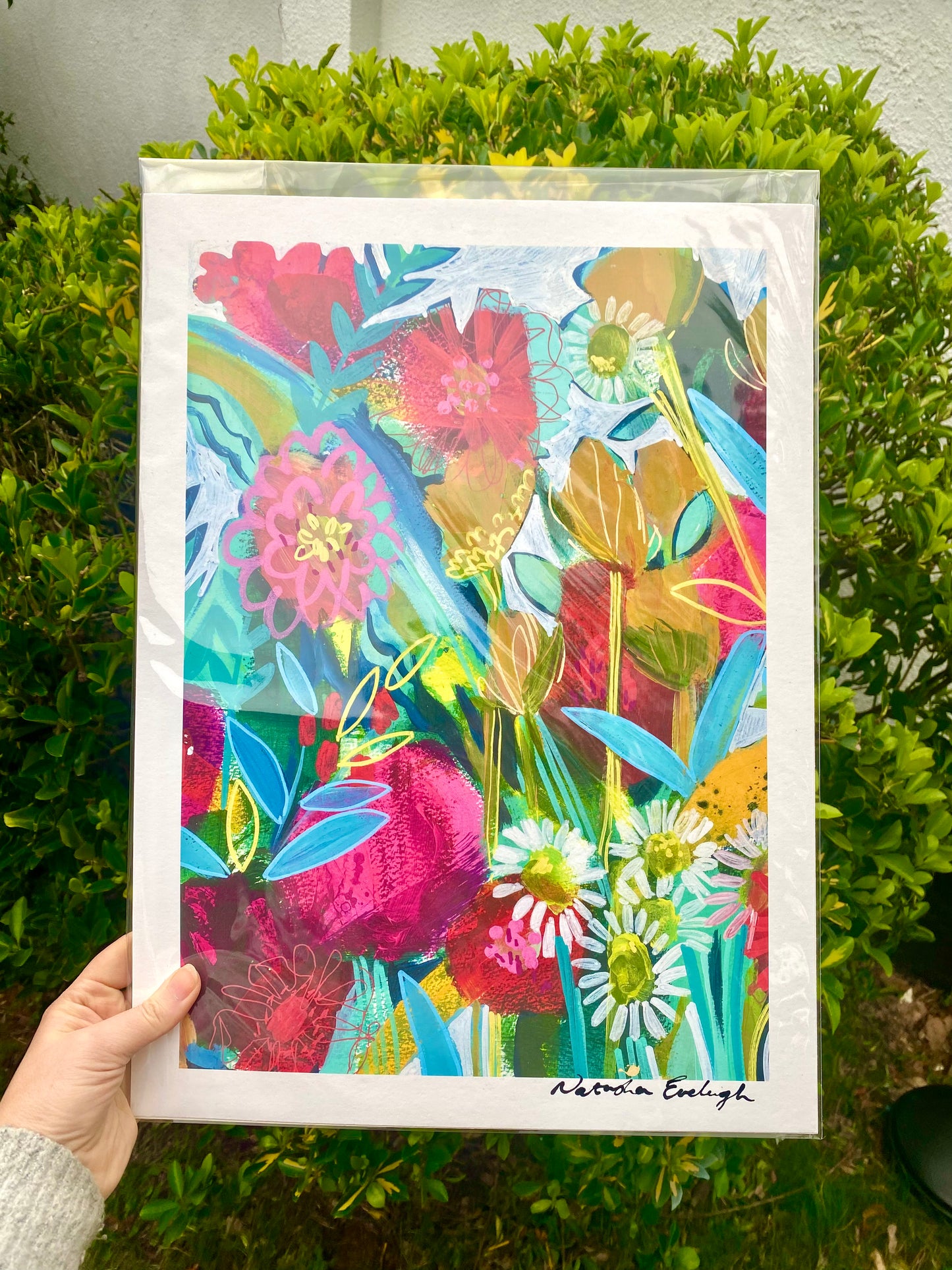 Art Print - Happy Flowers 3