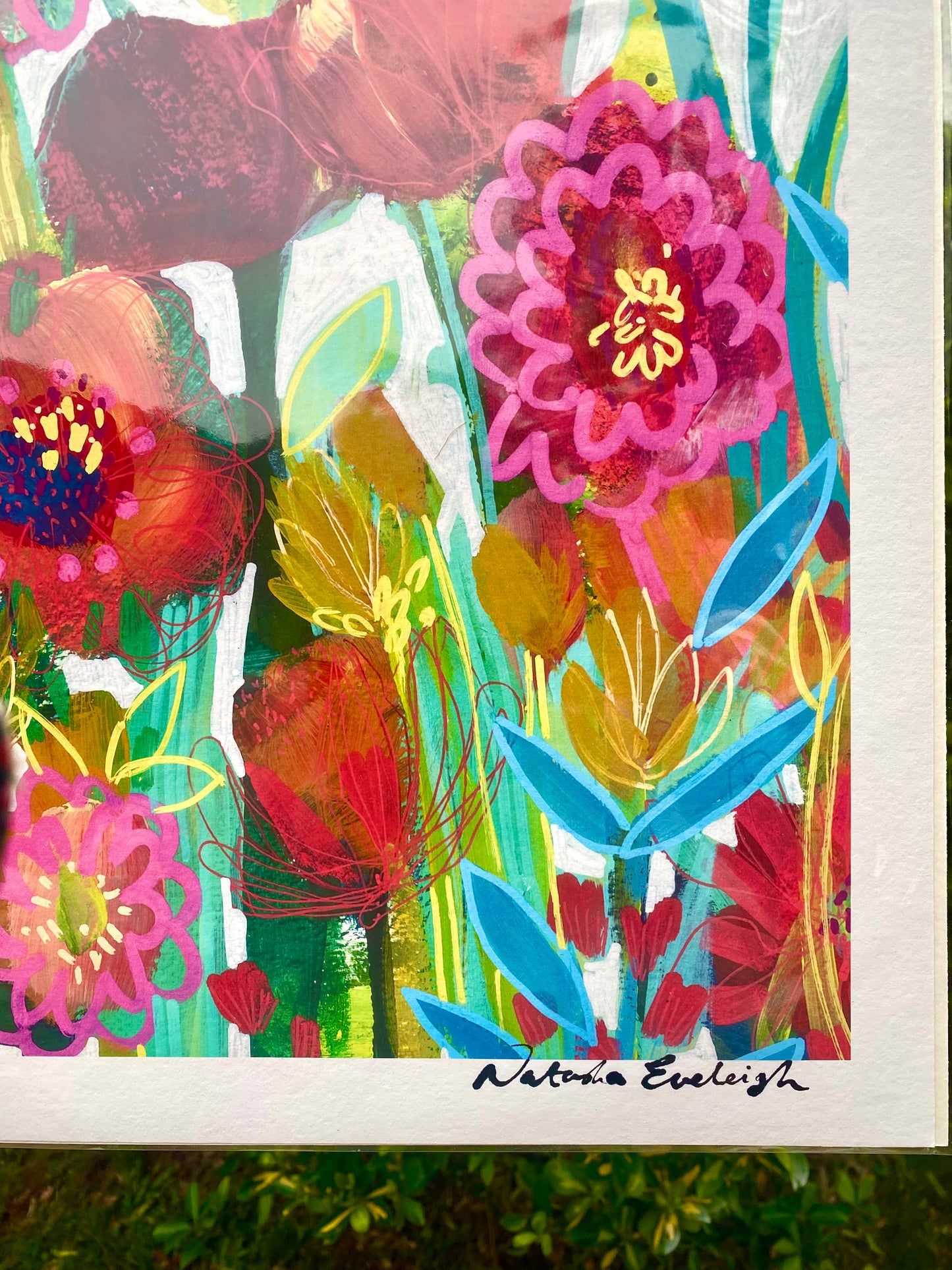 Art Print - Happy Flowers 2