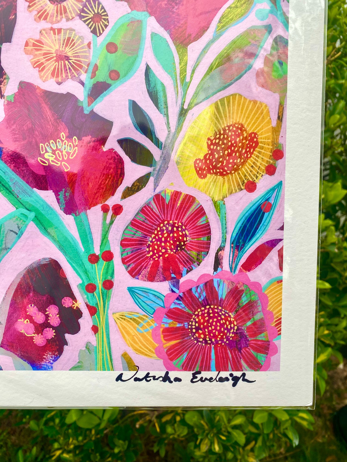 Art Print - Pink Posy Party