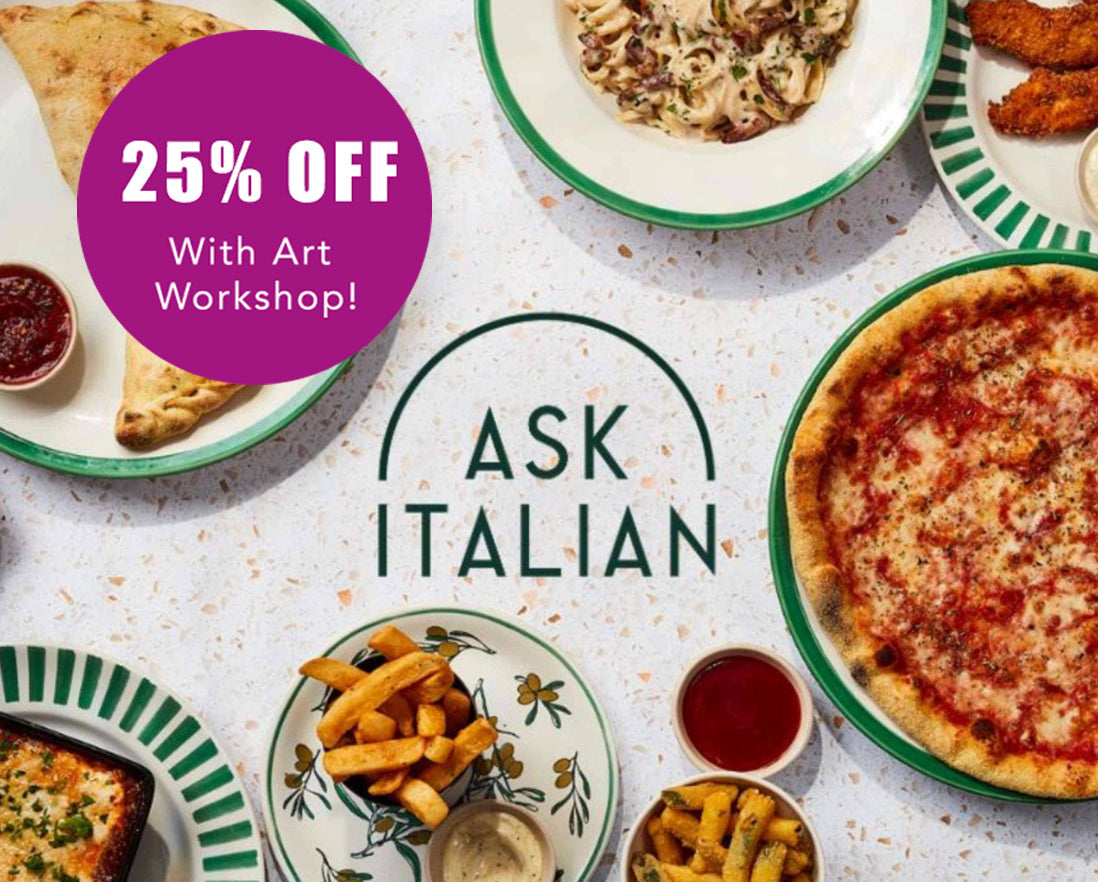 LAST ASK ITALIAN WORKSHOP _ 4th June - Happy Watercolour floral workshop!