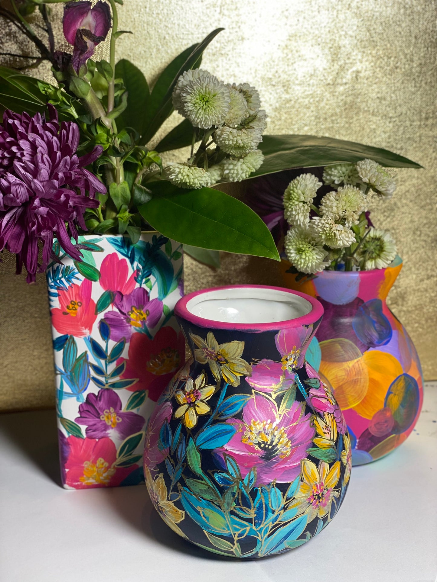 Spring Vase painting Workshop - 23rd March 2023 - GREAT MOTHERS DAY GIFT!