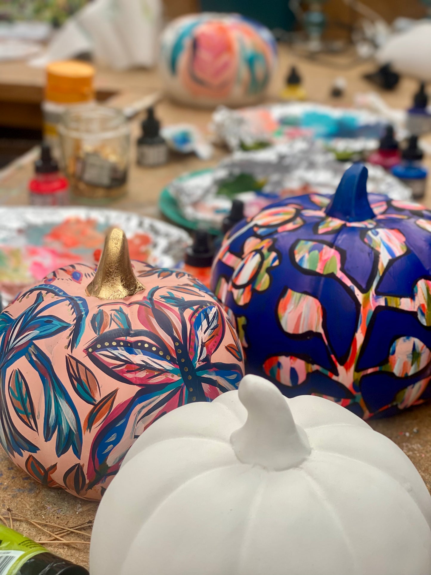 Ceramic Pumpkin Painting Workshop + 25% OFF ASK ITALIAN -