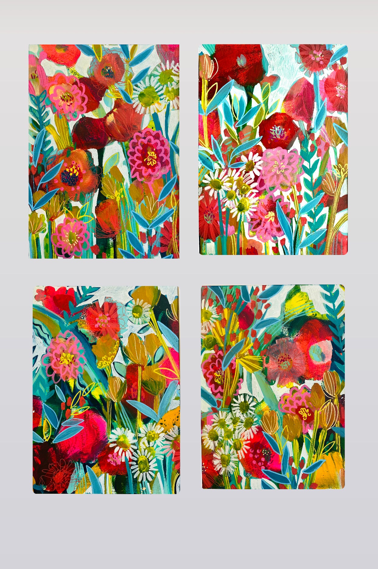 Art Print - Happy Flowers 1