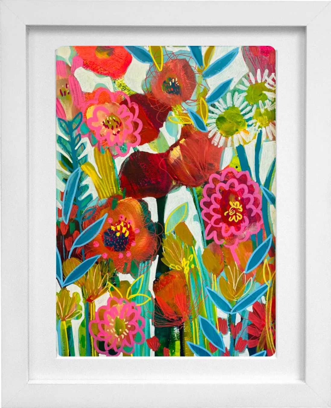 Art Print - Happy Flowers 2