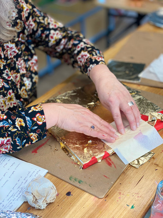 Painting with Gold Leaf - TWO session workshop.